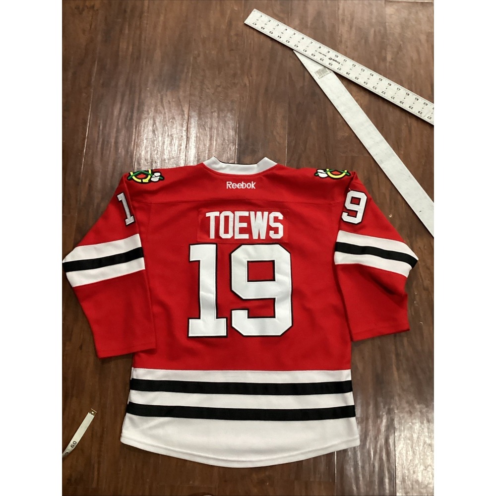 Chicago Blackhawks Jonathan Toews Reebok NHL Hockey Stitched Youth Jersey L/XL